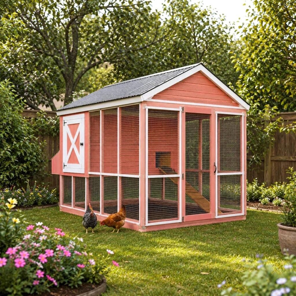 DIY Chicken coop Plan PDF | Wooden Coop Blue Prints | Modern Duck Shed Build | Walk in run Desi