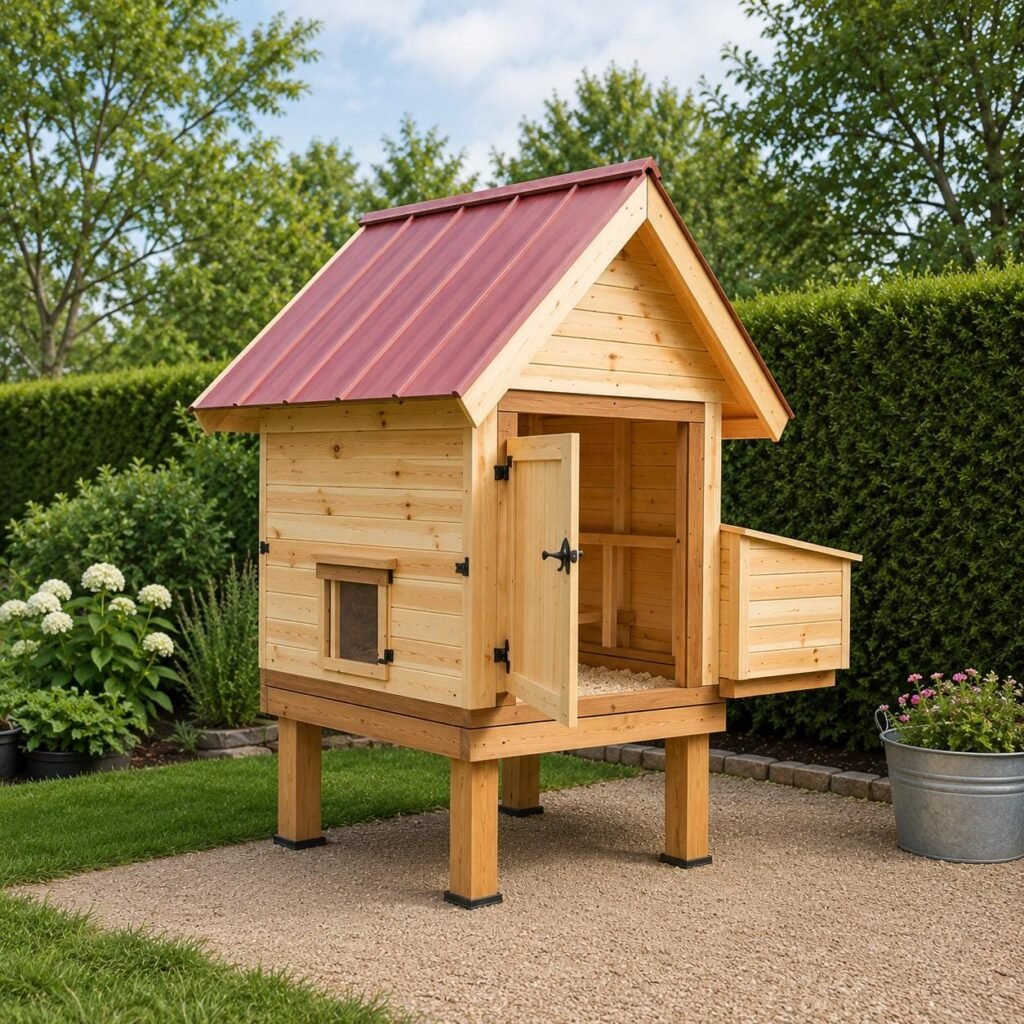 Small Chicken Coup Design | DIY Duck House Plan PDF | Wooden Coop Blue Prints | Modern Duck She