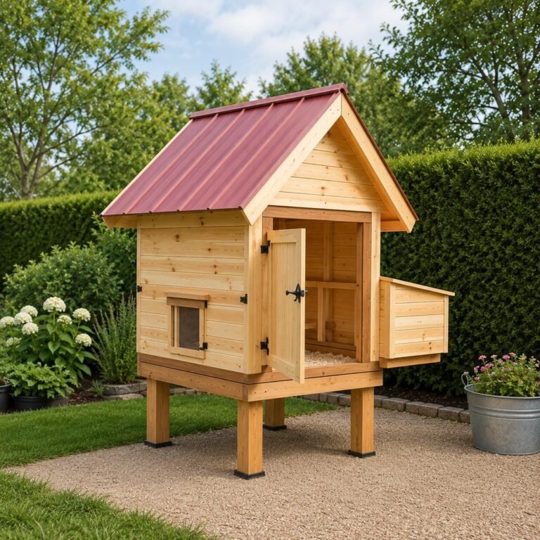 Small Chicken Coup Design | DIY Duck House Plan PDF | Wooden Coop Blue Prints | Modern Duck She