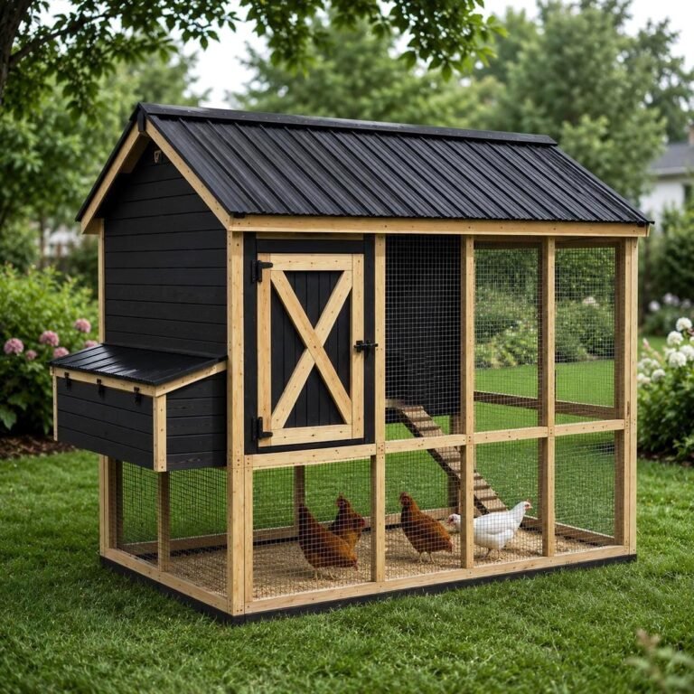 Chicken Coop Plans PDF | Modern Backyard Hen House Blueprints (Digital Download)