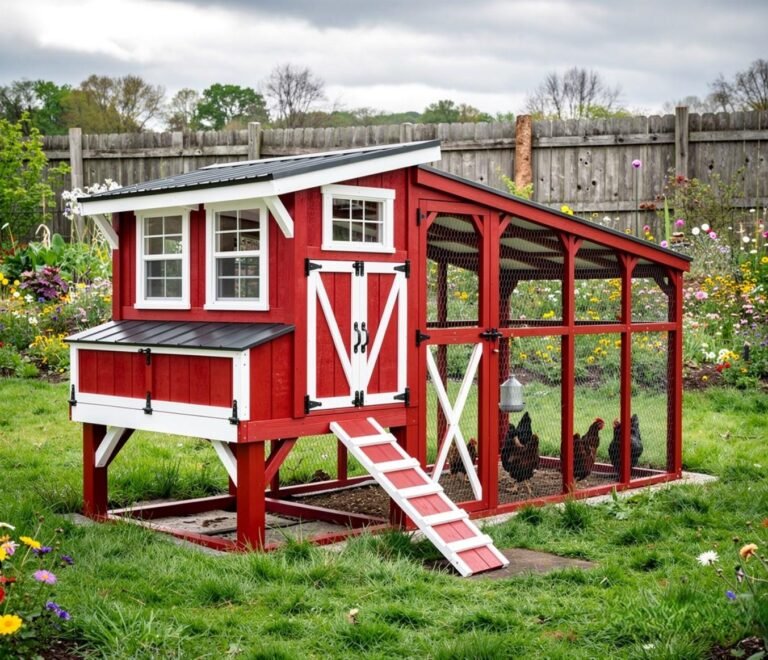 Large Walk-In Chicken Coop & Run Plans for 4–10 Chickens | Easy Backyard Coop Build