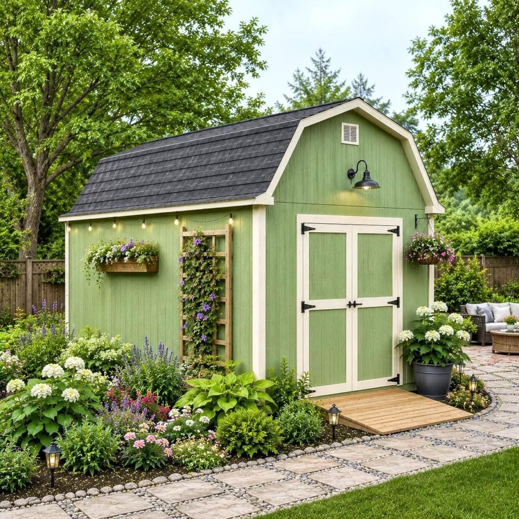 12×16 Garden Shed Plans PDF | Modern Backyard Studio | DIY Storage Shed Blueprint | Instant Dow