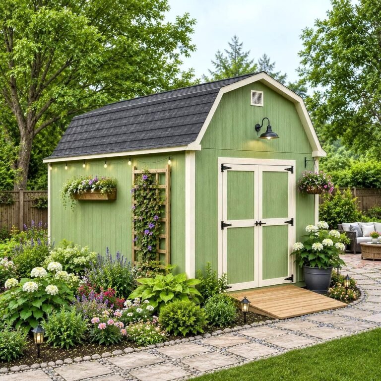 12×16 Garden Shed Plans PDF | Modern Backyard Studio | DIY Storage Shed Blueprint | Instant Dow