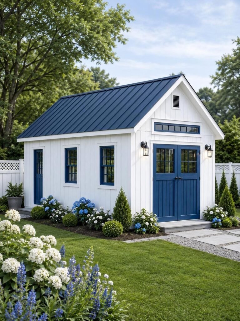 12×16 Gable Garden Shed Plans –  DIY Storage Shed Building Blueprint (PDF Download)