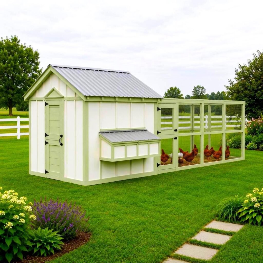 Large Chicken Coop Plans Pdf | Walk-in Run Woodworking, Backyard Poultry (Digital Download)