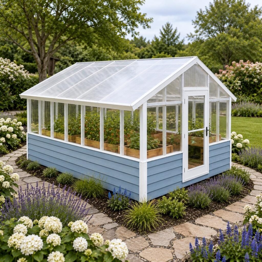 Large Greenhouse Plans PDF | Walk-In polycarbonate house Build | Backyard Farming Plans | Mater