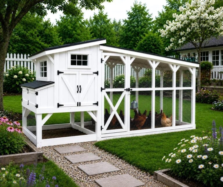 Walk in Chicken Coop Build Plans -Backyard Farming Poultry house PDF Download