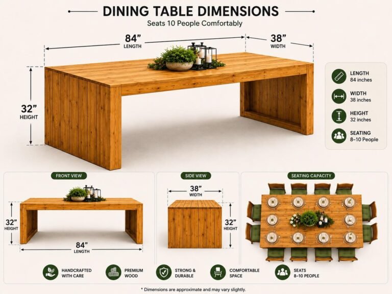 Patio Wood Table Build Plan | DIY Dining Table PDF Woodworking