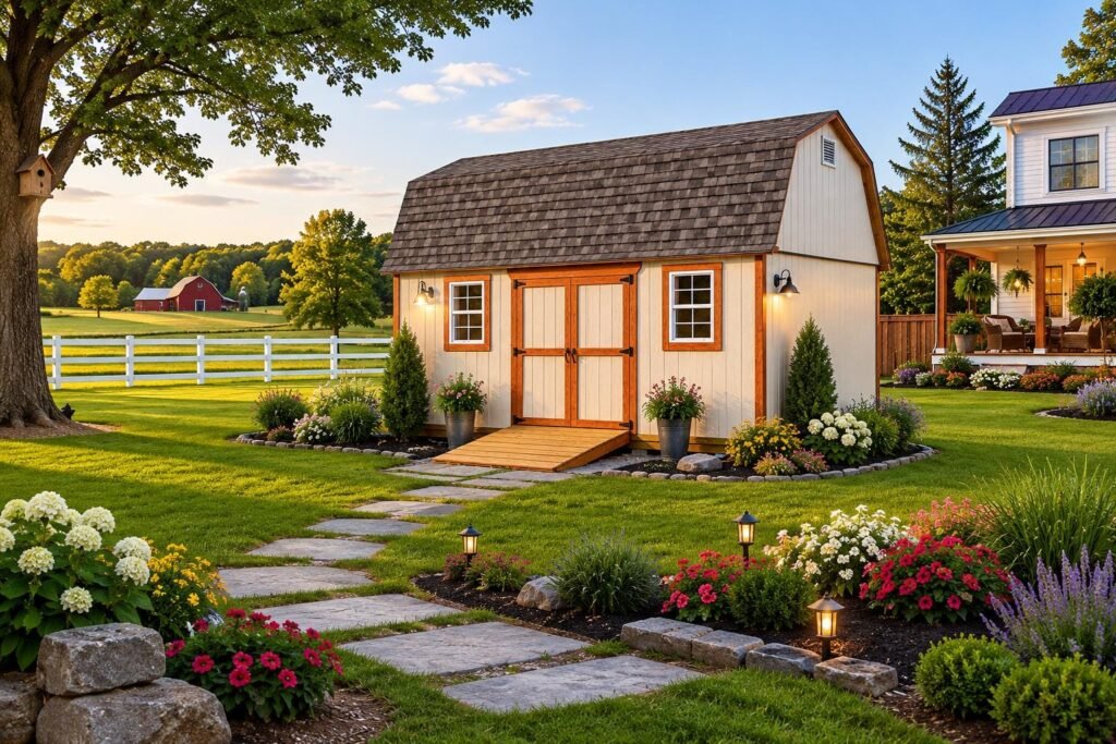 16×12 Garden Shed Plans | Modern Studio, Office, Storage Blueprint (PDF Download)